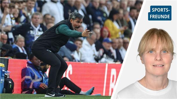 Wenn der Jobwechsel David Wagner Flügel verleiht David Wagner gestikuliert an der Seitenlinie.