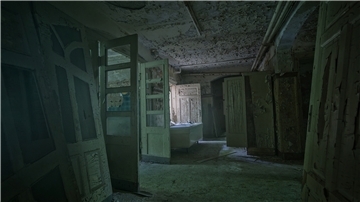 Bilder aus einem Sanatorium im Ostharz. Je länger man hinsieht, desto mehr Details fallen ins Auge.