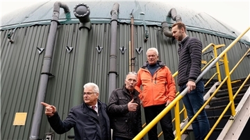 Biogasanlagen findet der Bundesminister „hervorragend“.