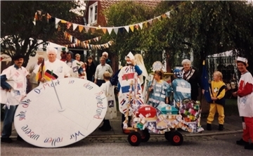 Der Heidjer-Umzug in Bremerhaven-Leherheide war bis in die 90er Jahre ein Kult für die Siedler. 