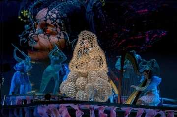 Björk auf ihrer „Cornucopia“-Tour