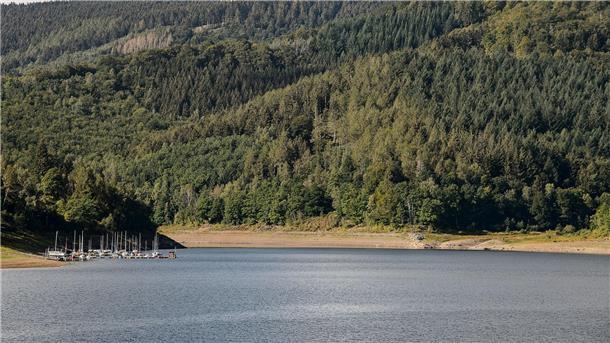 Blick auf den Stausee der Innerstetalsperre. (Archivbild)