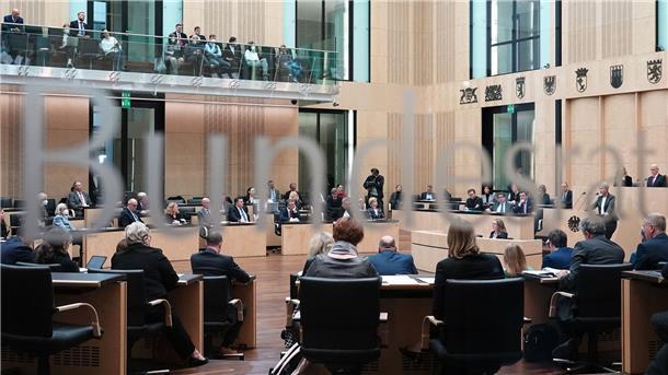 Die Bundesratsbeschlüsse im Überblick Blick in den Deutschen Bundesrat in Berlin.