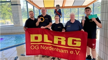 Bodo und Andreas Pachal, Stefanie und Ingeburg Hampel sowie Florian Pachal (von links) organisierten in Nordenham die Aktionstage.