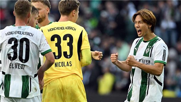 Borussia Mönchengladbach feierte einen Last-Minute-Sieg.
