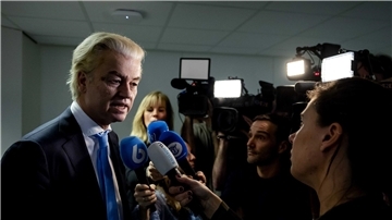 Braucht für eine Mehrheit mindestens zwei Parteien: Wahlsieger und Rechtspopulist Geert Wilders.