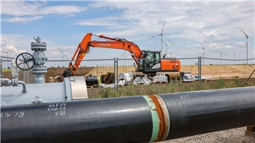  Leitung Wasserstoff Bagger