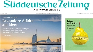 Bremerhaven wird in der Wochenendausgabe der Süddeutschen Zeitung angepriesen.
