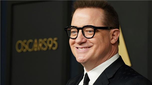 Brendan Fraser beim traditionellen Empfang für Oscar-Nominierte.