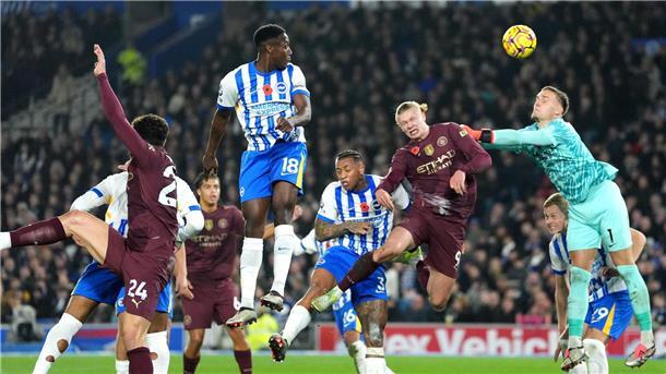 Brighton & Hove Albion gelingt gegen Manchester City eine Überraschung.
