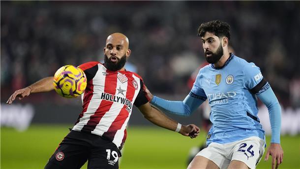 Für 75 Millionen Euro: Manchester United holt Mbeumo Bryan Mbeumo (l) geht künftig für Manchester United auf Torejagd.