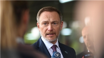 Bundesfinanzminister Christian Lindner. Die EU plant, die Erträge aus eingefrorenem russischen Vermögen für den Wiederaufbau der Ukraine bereitzustellen.