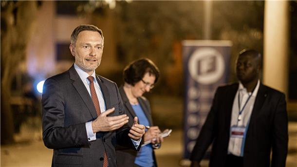 Bundesfinanzminister Christian Lindner in Bamako.
