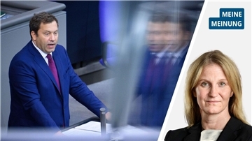 Kommentar von Kerstin Münstermann zum Haushaltsentwurf von Lars Klingbeil für das Jahr 2026.
