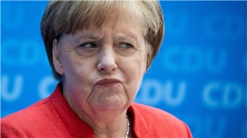 Angela Merkel, Bundeskanzlerin und CDU-Bundesvorsitzende, spricht bei einer Pressekonferenz nach der Sitzung