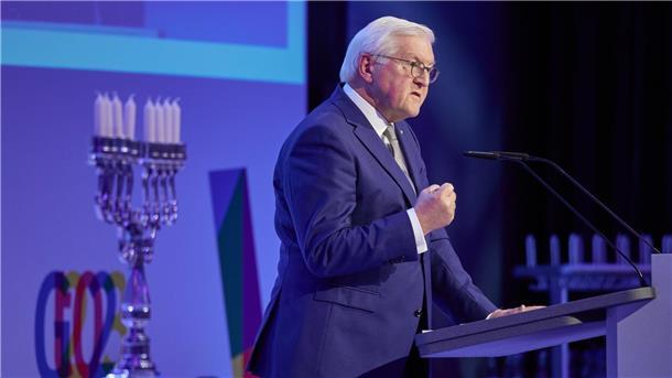 Steinmeier: „Deutschland bleibt Heimat für Juden“ Bundespräsident Frank-Walter Steinmeier spricht zum Auftakt des Jüdischen Gemeindetags in Berlin.