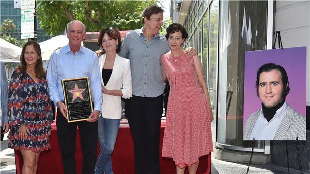Carol Kaufman-Kerman, Michael Kaufman, Schauspielern Marilu Henner, Kevin Nealon und Kristen Schaal (l-r) ehren Andy Kaufman.