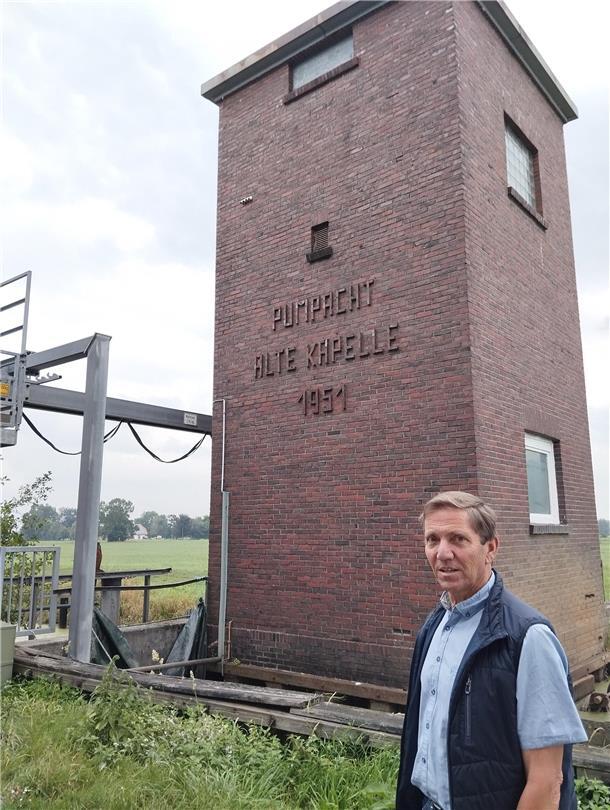  CDU-Kreistagsabgeordneter Dieter Kohlmann hat volles Vertrauen in das konventionelle Wassermanagement durch die Verbandsvorsteher und -techniker.