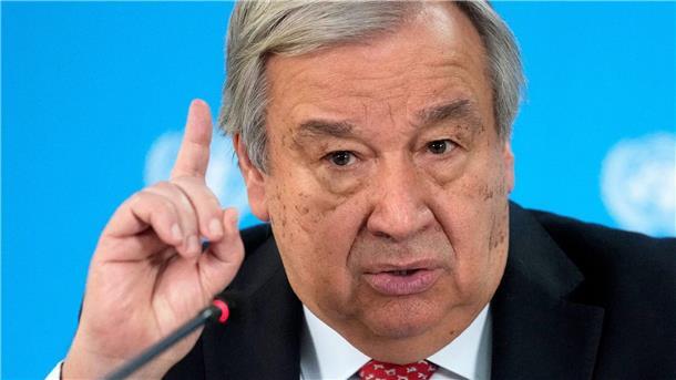 Guterres warnt vor Katastrophe in Nahost Chaos und Gesetzlosigkeit verhindern nach den Worten von UN-Generalsekretär Guterres die Verteilung humanitärer Hilfe im Gazastreifen.
