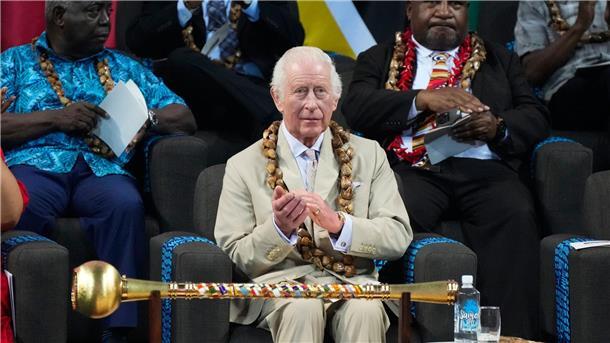 Charles warnt in Samoa vor Bedrohung durch den Klimawandel Charles hielt bei dem Gipfel die Eröffnungsrede.