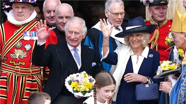 Charles und Camilla beim traditionellen Gründonnerstagsgottesdienst in York.