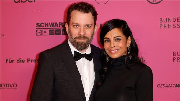 Christian Ulmen und Collien Ulmen-Fernandes, die im Ballsaal die Eröffnungsrede hielt.
