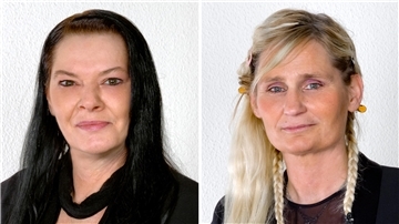 Claudia Baltrusch (links) und Bianca Ax wollen mit einer neuen Wählervereinigung die Probleme in der Stadt anpacken.  