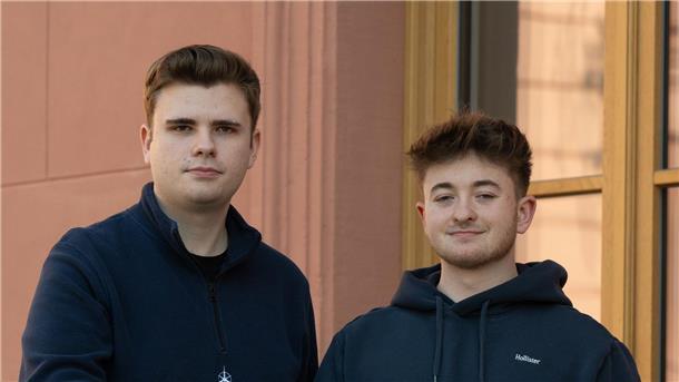 Colin Haubrich (links) und Pascal Groothuis waren damals Landesschülervertreter in Rheinland-Pfalz.