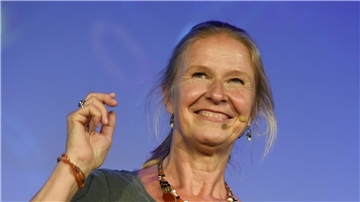 Cornelia Funke hat immer Hoffnung.