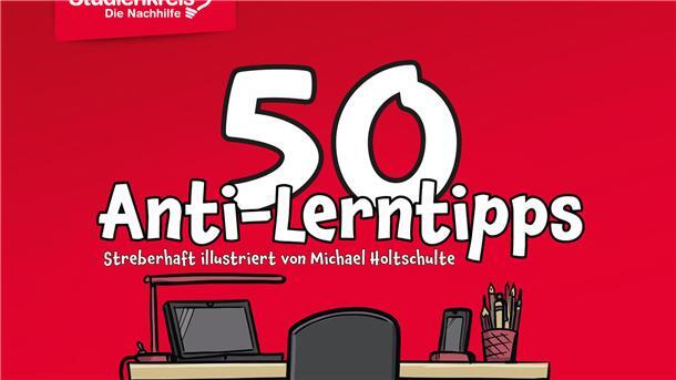 Cover des Studienkreis-Booklet „50 Anti-Tipps“.