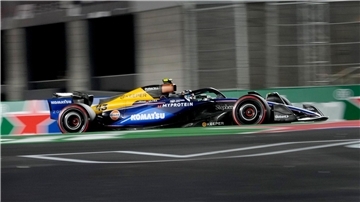 Da war der Williams von Franco  Colapinto noch ganz. 