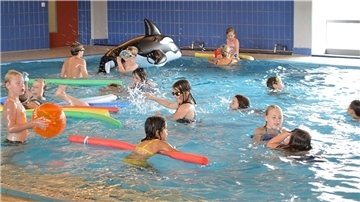 Damit das Gas nicht ausgeht: In Brake wird die Temperatur im Schwimmbecken des Hallenbades auf 25 Grad gesenkt.