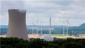 Das Atomkraftwerk Grohnde im Landkreis Hameln-Pyrmont