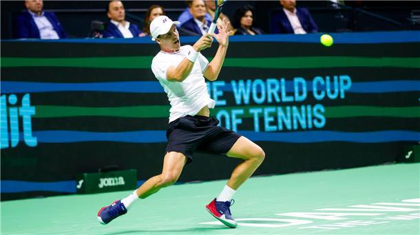 Neuer Angriff 2025: „Spielen mit den Großen mit“ Daniel Altmaier konnte das deutsche Tennis-Team nicht in Führung bringen.
