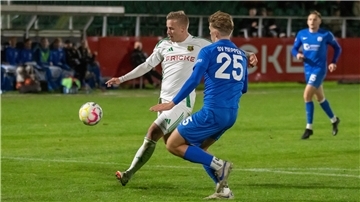 Darvin Stüve erzielte in der Schlussphase den 2:3-Anschlusstreffer, doch zu mehr reichte es am Donnerstagabend nicht mehr für den Heeslinger SC.