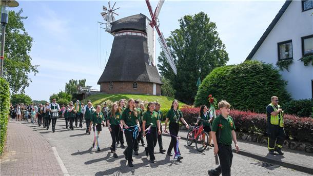 Der Kinderumzug beim 191. Schützenfest in Bad Bederkesa.