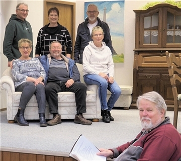 Gruppenfoto der "Lüüd von Ossentorm"