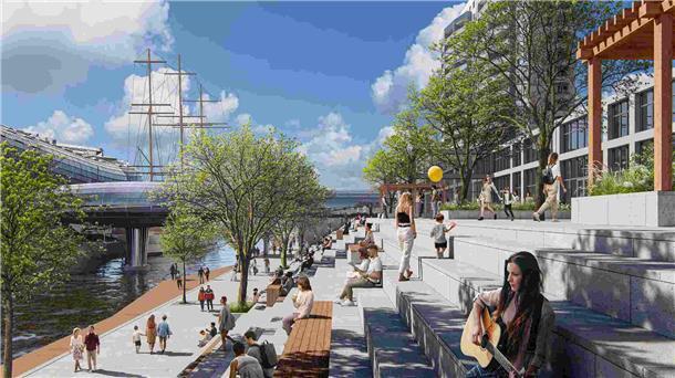 Columbusstraße in Bremerhaven: Fünf Dinge, um die es jetzt geht Vision Columbusstraße nach Umbau