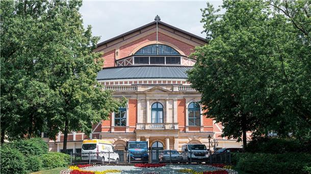 Das Bayreuther Festspielhaus.