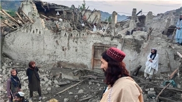 Das Beben hinterließ in der ostafghanischen Provinz Paktika Trümmer und Zerstörung.