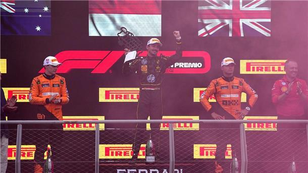 Im roten Rauch von Monza: Leclercs Triumphfahrt Das beste Podium der Formel 1.
