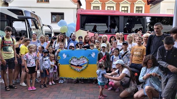 Ukrainische Kindergruppe