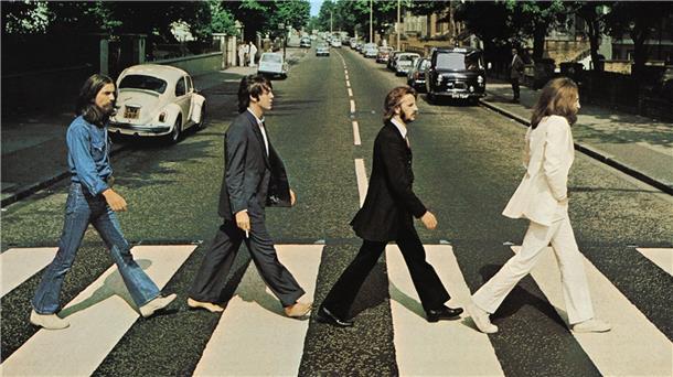 Das CD-Cover "Abbey Road" von den Beatles ist Kult.