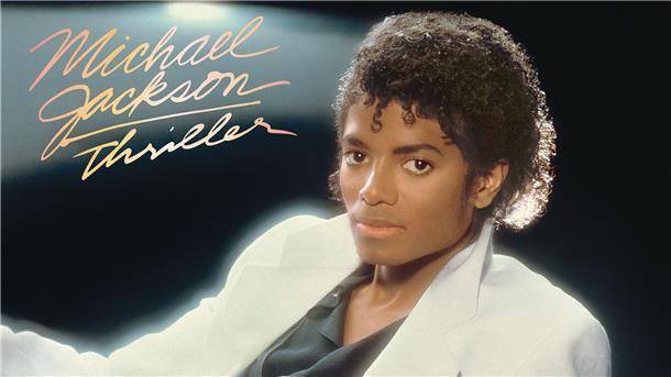 Das Cover des vor 40 Jahren veröffentlichten Albums „Thriller“ von Michael Jackson.