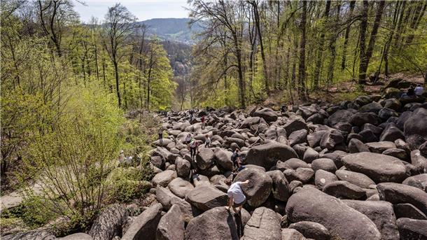 Deutschlands unbekannte Schönheiten Das Felsenmeer liegt im Geopark Bergstraße-Odenwald.