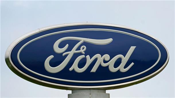 „FT“: Ford will Alternativen neben VW-Technologie haben Das Ford-Logo ist zu sehen.
