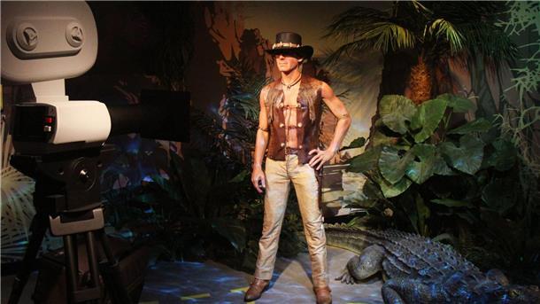 Ich, Crocodile Dundee und die Toilettenproblematik Filmfigur Mick Dundee.