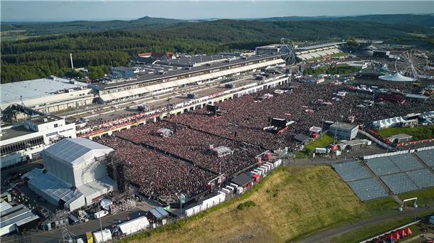 Das Gelände des Festivals „Rock am Ring“ im letzten Jahr.