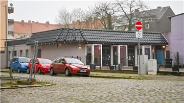 Das Haus an der Lessingstraße Ecke Potsdamer Straße steht zum Verkauf.