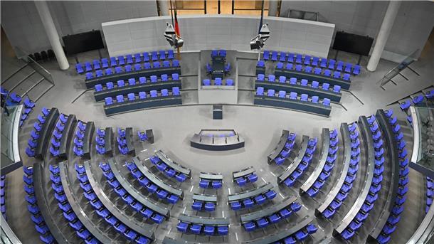 Das Herzstück der Demokratie in Deutschland: der Plenarsaal des Bundestags in Berlin. (Archivbild)